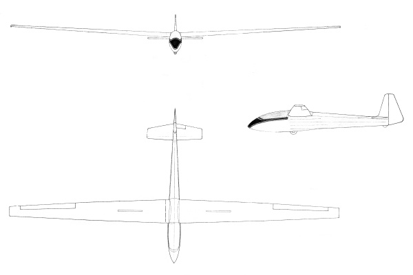  SF-27M ... einst eine Superorchidee und der erste in Serie gebaute KTW-Segler - 