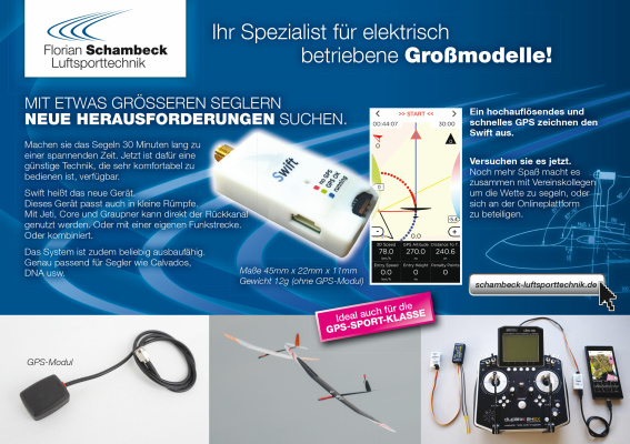 Mit etwas größeren Seglern neue Herausforderungen suchen. Swift! - 