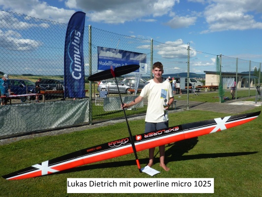 Nachwuchstalent war wieder mit einem Schambeck-Powerline erfolgreich - 