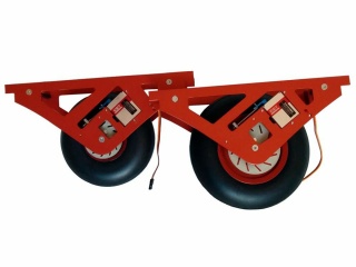 Fahrwerk starr mit Rad und Scheibenbremse 152 mm