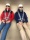 Pilotenpuppe mit Hoody (Variation) 1:3 blau/schwarz ohne Bart