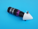 SCALE-spitz 50/8 mm Spinner versetzt   Alu/CFK turbo (Abstand 44 mm) 8mm Propelleraufnahme