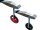 Stützrad 300 mm leuchtrot